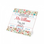 Personalised Thank You Teaching Assistant Glass Coaster Gift